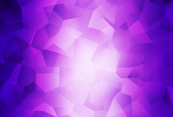 Obraz premium Light Purple, Pink vector backdrop with memphis shapes.