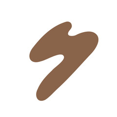 Abstract shapes. free form liquid for decorating greeting cards