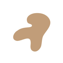 Abstract shapes. free form liquid for decorating greeting cards