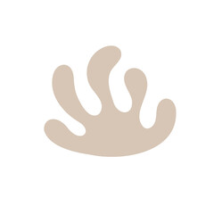 hand drawn freeform object for card decoration