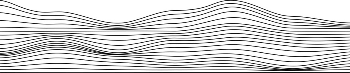 abstract 3D thin line wireframe for futuristic design element © berkahjayamaterial