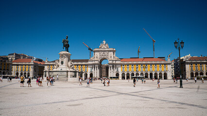 Fototapeta na wymiar Praça do Comercio em Lisboa