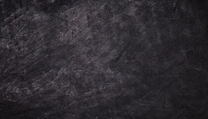 A black wall with a concrete texture, an empty background for the layout, an old black background.