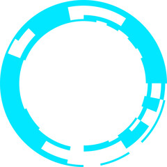 Naklejka premium modern futuristic HUD interface design element for copy space