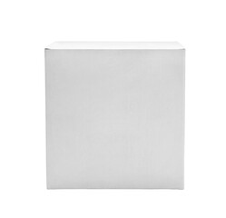 Cardboard box isolated on white.