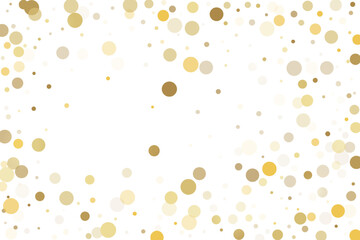 Gold glitter confetti, great design for any purpose. Party decor.