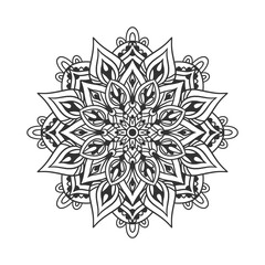 Ethnic Mandala Round Ornament Pattern 