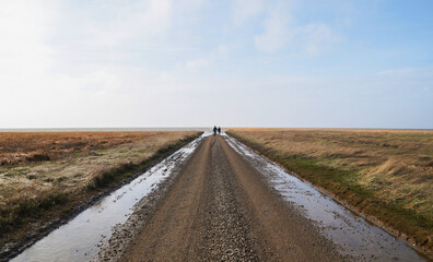 Couple on a walk