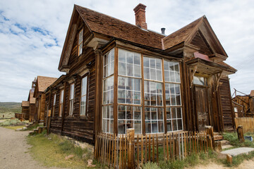  The famous Bodie Ghost Town Looking at the Mercantile Building