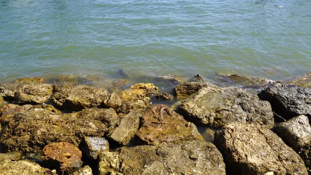 Lisbon, Portugal, tagus river near downtown lisbon, tejo water background