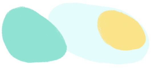 Freeform abstract shape freeform line minimal colorful decorative background element doodle