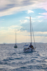 Balaton lake in Siofok Hungary