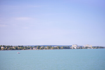 Fototapeta premium Balaton lake in Siofok Hungary