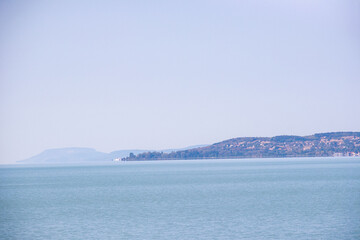Fototapeta na wymiar Balaton lake in Siofok Hungary