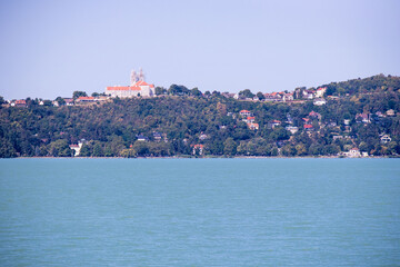 View of Lake Balaton from the city of Tihany