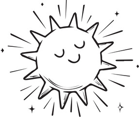 Sun vector design