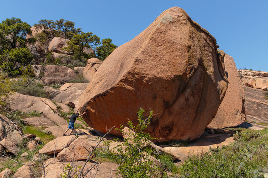 Enchanted Rock State Park just outside of Fredericksburg Texas