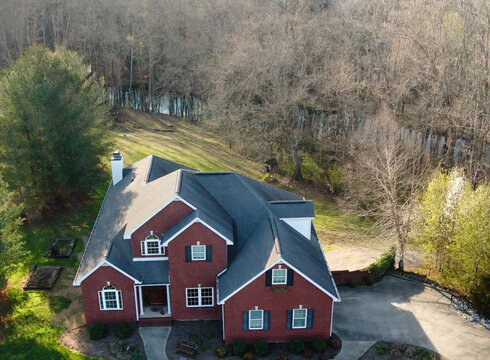 Drone pic of house for sale. 