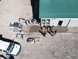 Job site from above 