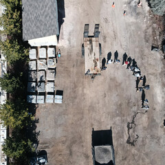 Job site from above 