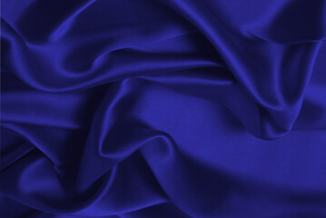 Obraz premium Rich and luxury red silk fabric texture background.