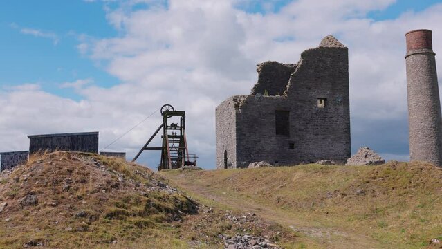 Ancient Ruins of Magpie Mine in the Peak District - travel photography