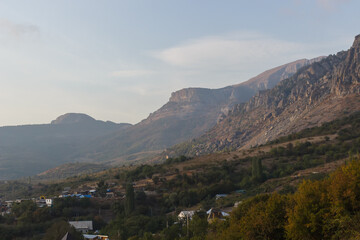 Rocks near Demerdzhi. Crimea