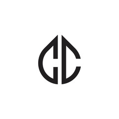 Creative and  Letter CC Logo Design Icon, 