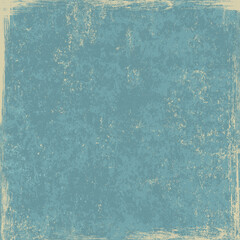 Vintage rustic blue grunge vector background 