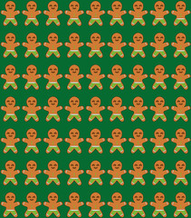 christmas cookie
colorful decorative wrapping paper with green background
