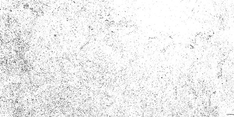 Grunge distressed dust particle white and black. Wall abstract overlay white background.