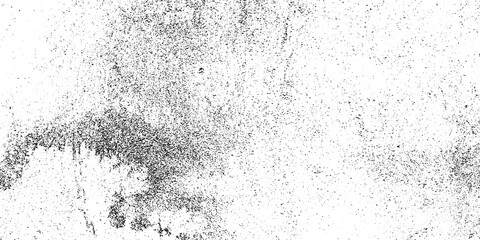 Grunge distressed dust particle white and black. Wall abstract overlay white background.