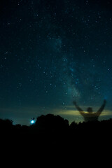Obraz na płótnie Canvas Stars in a night sky