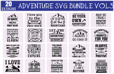 adventure svg bundle vol.3
