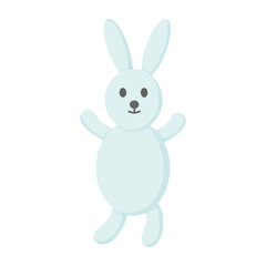 rabbits stuffed toy icon.