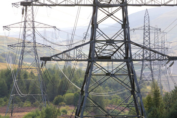 High Voltage Power Lines