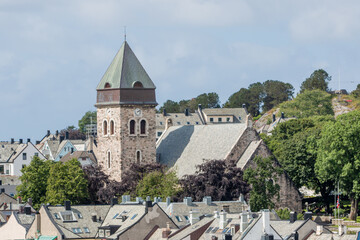 Ålesund Church (Ålesund kyrkje) in Møre og Romsdal in Norway (Norwegen, Norge or Noreg)