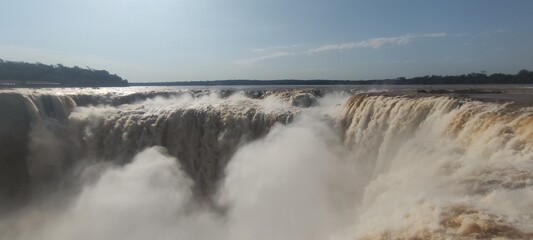 Devil's Throat in national park Iguazu Misiones Argentina