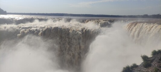 Devil's Throat in national park Iguazu Misiones Argentina