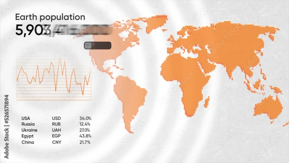 Poster overpopulation schedule. motion.the birth rate on our planet is shown in an abstraction diagram that