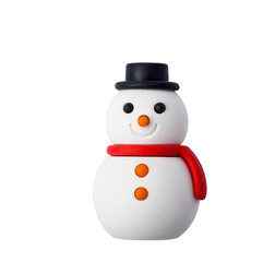 Snowman isolated cutout