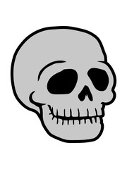 Freundlicher Comic Schädel Totenkopf 