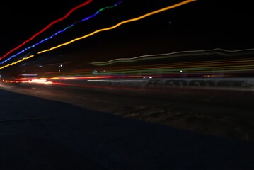 It's a beautiful zig zag Timelapse street.