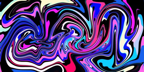 Background psychedelic illustration abstract