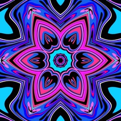 Background psychedelic illustration abstract