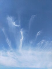 blue sky with clouds