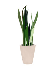 potted plant simple drawing