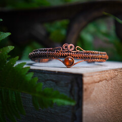 Self made wire wrapped jewelery