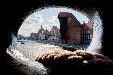 Widok ze statki Sołdek na Żuraw w Gdansku (Gdansk crane) © Bartosz