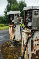 old fuel dispenser